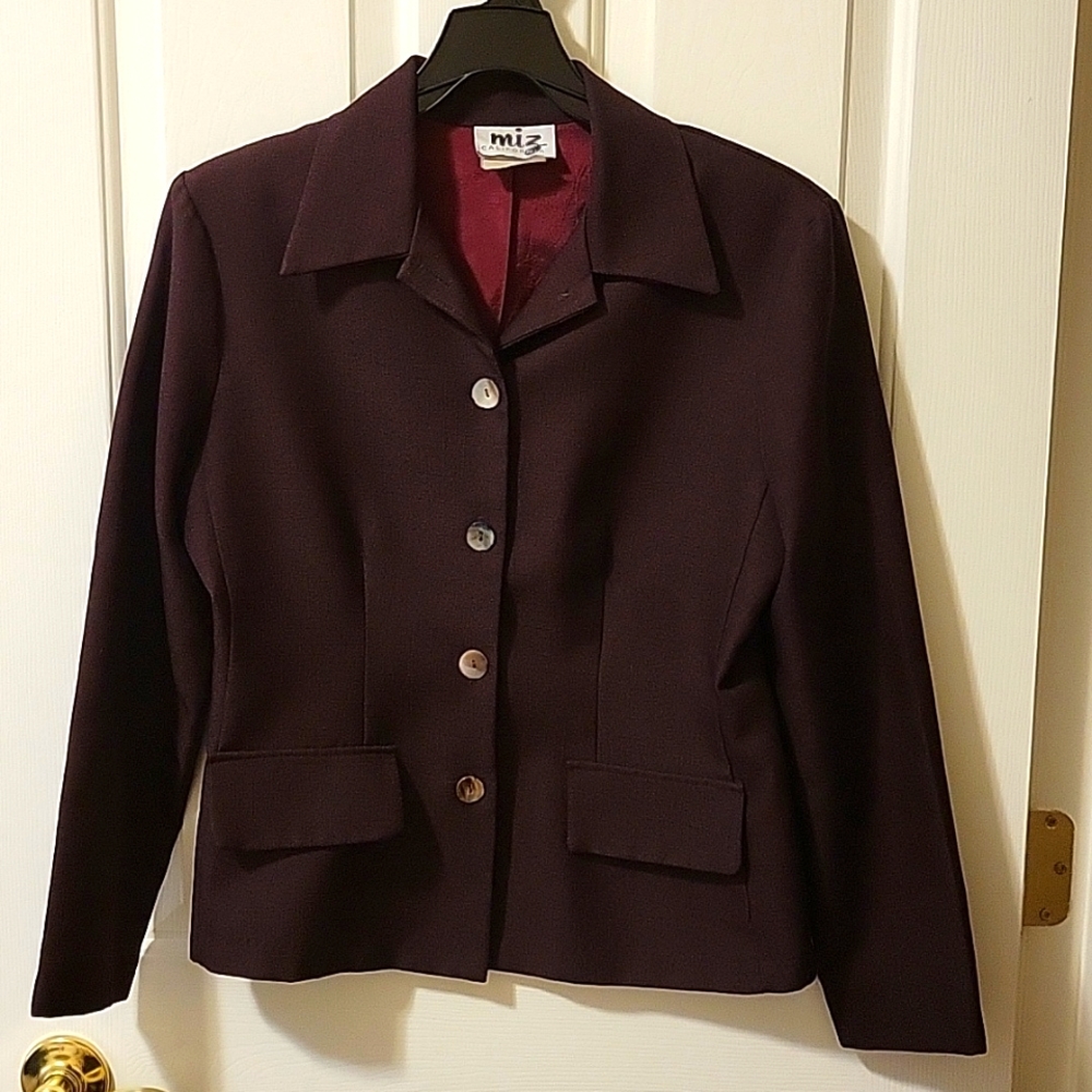 1990s Miz California polyster blazer.